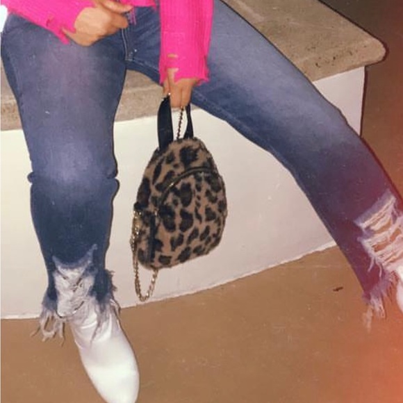 Leopard chain crossbody bag - Picture 4 of 4